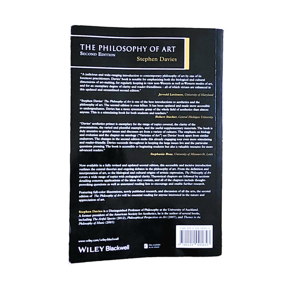 The Philosophy of Art Foundations Philosophy of the Arts Book 5 2nd Edition - Picture 2 of 3